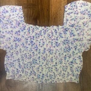 Floral Smocked Kids Blouse